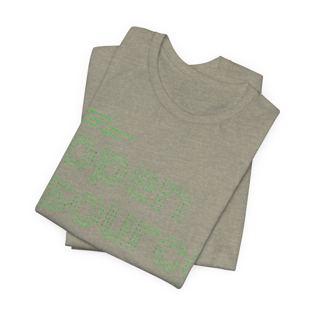Open Source Co-ed T-Shirt | Programming ASCII Art Tee