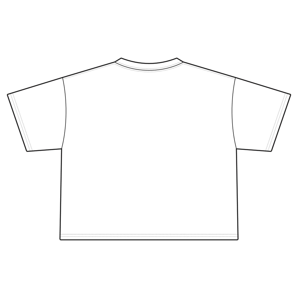 Open Source Co-Ed Cropped T-Shirt | Tech Graphic Tee