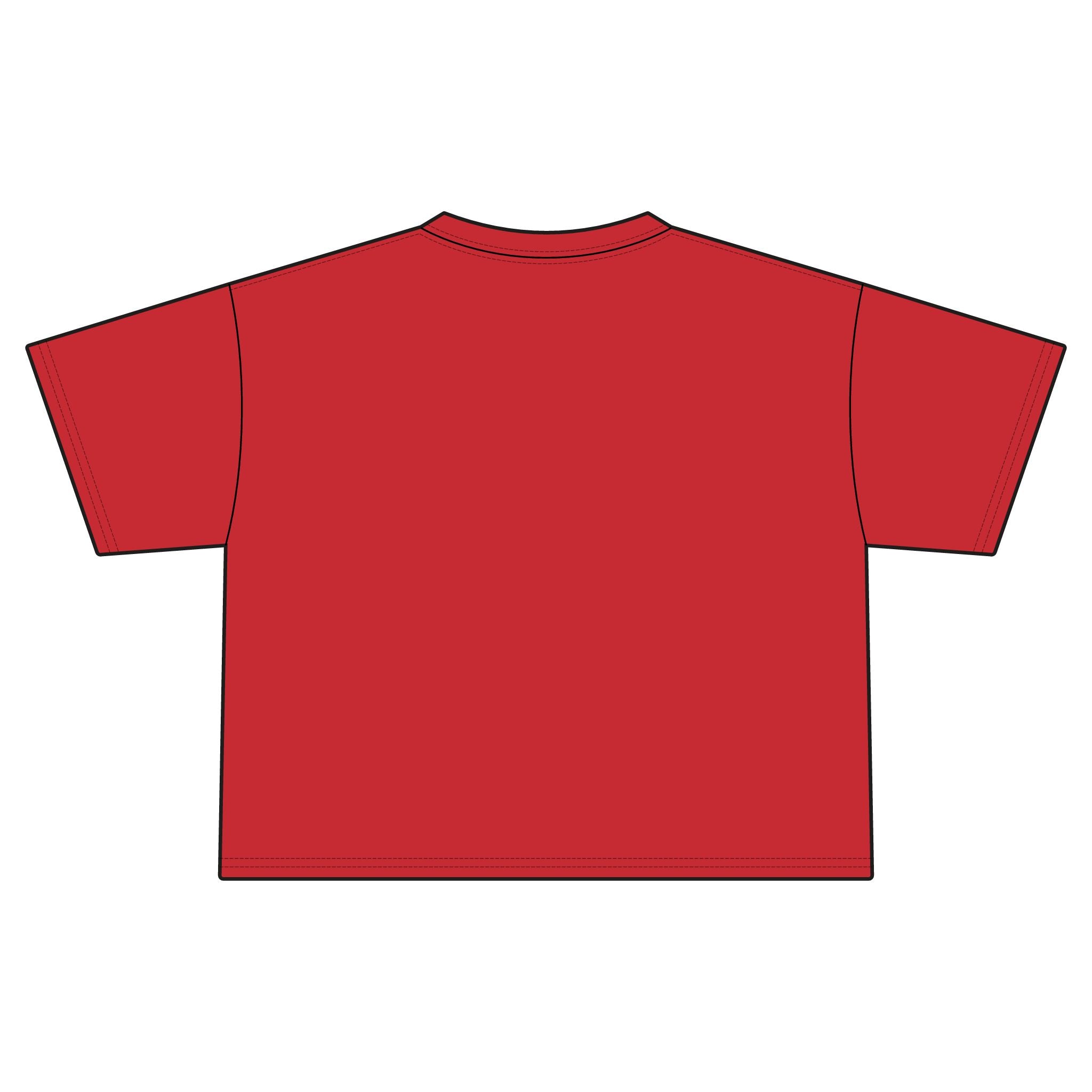 Open Source Co-Ed Cropped T-Shirt | Tech Graphic Tee
