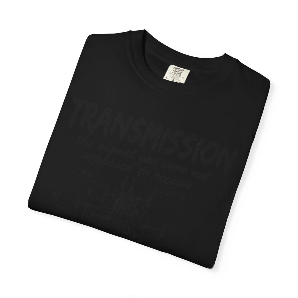 Transmission radio tower tee | Signal sketch graphic T-Shirt