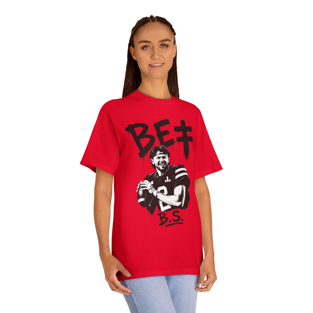 BET Gambling Quarterback Graphic Tee | Football Pop Art