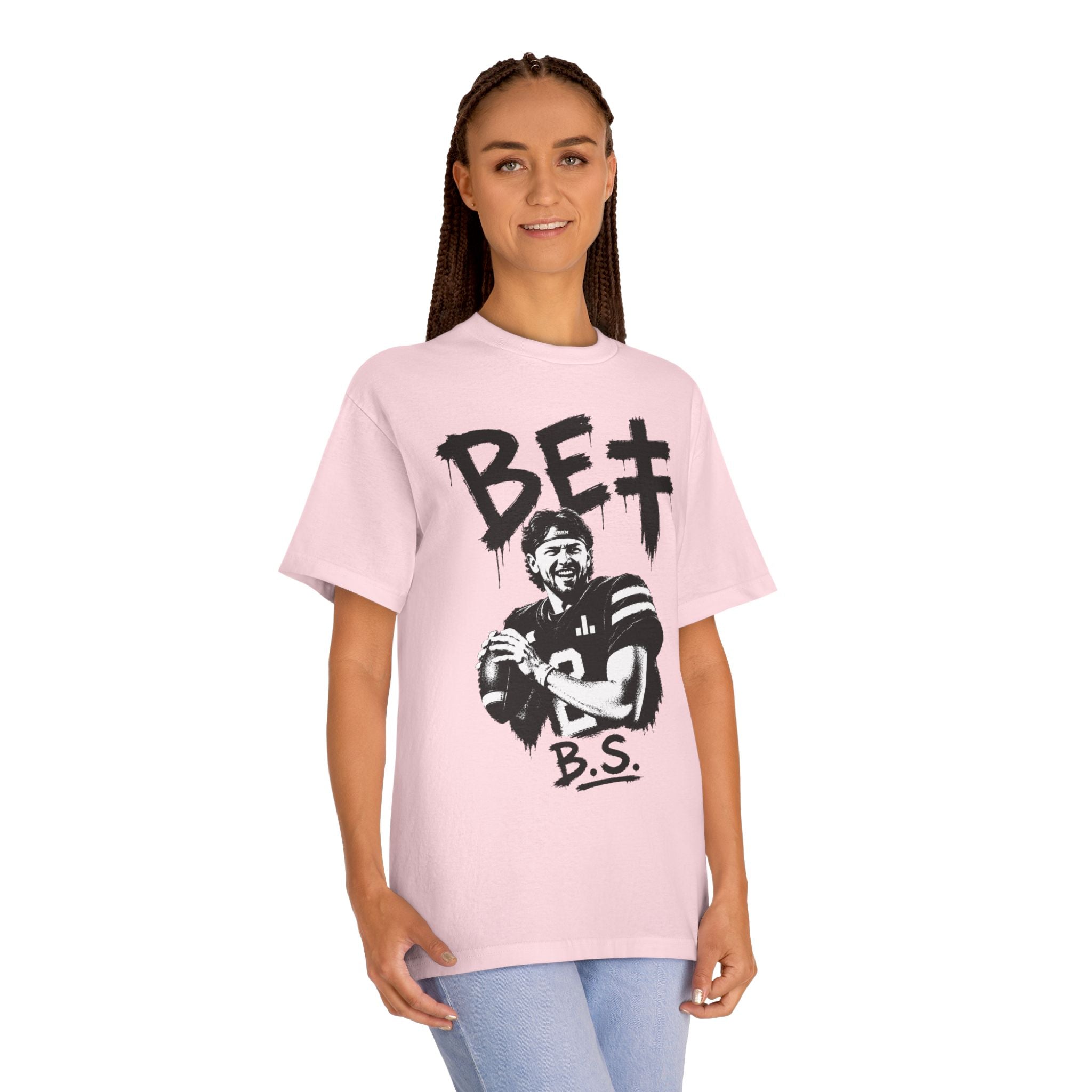 BET Gambling Quarterback Graphic Tee | Football Pop Art