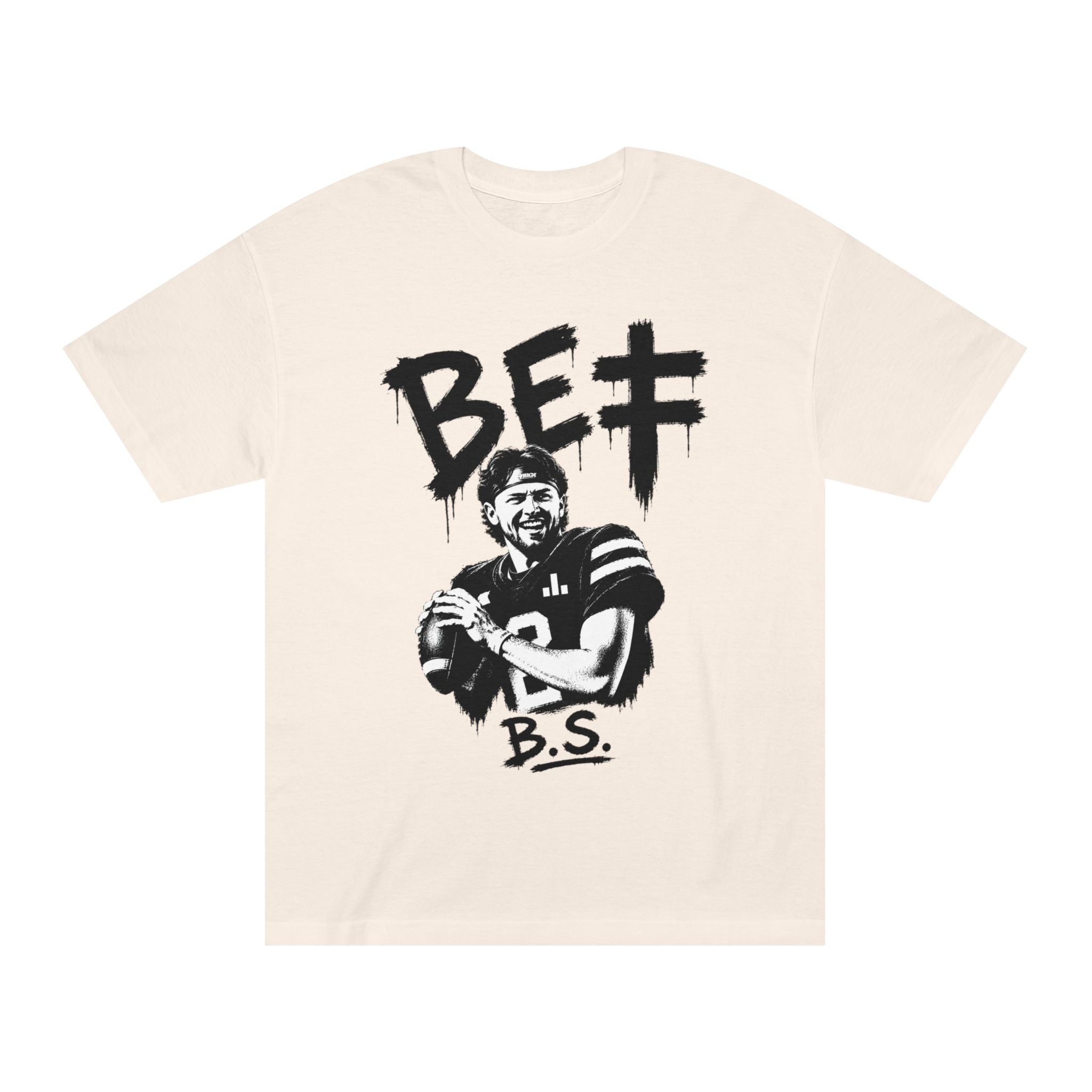 BET Gambling Quarterback Graphic Tee | Football Pop Art
